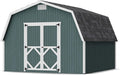 Little Cottage Co. 12x12 Classic Gambrel Barn with 4 ft. Sidewalls with Floor, Outdoor Wood Storage Shed Do-It-Yourself Precut Kit