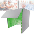 Portable Vocal Booth, Removable Sound Isolation Room, Desktop Soundproof Cover, for Microphone Recording Equipment Podcasts Singing Gaming and Broadcasting (Green)