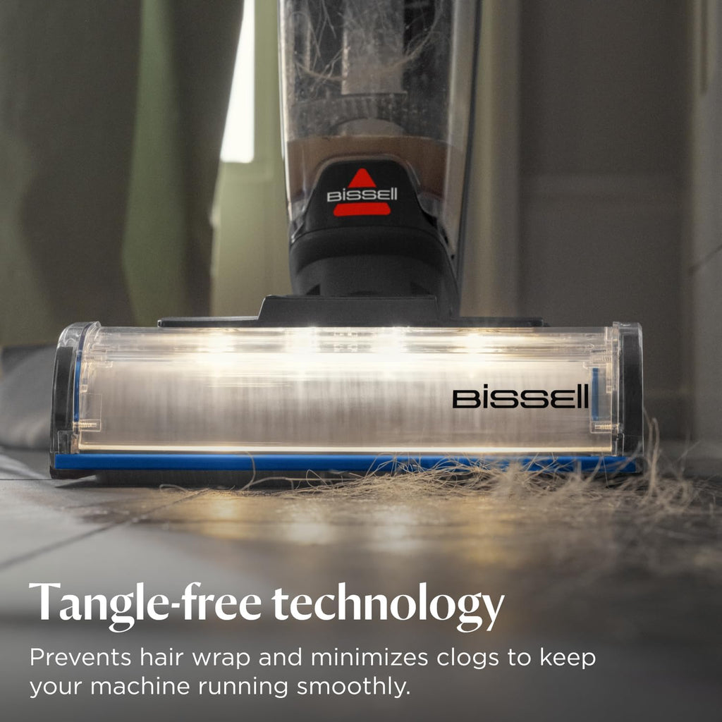 Bissell CrossWave OmniFind Cordless Wet Dry Vacuum Mop with FurFinder Headlights, All-in-One Floor Cleaner with Powerful Suction for Hard Floors and Rugs, 3967F