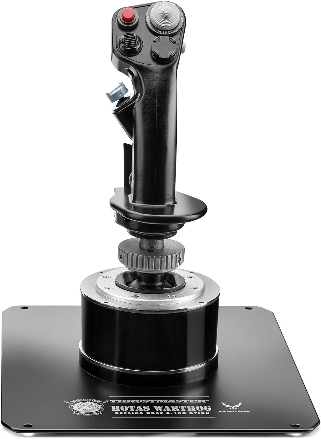 Thrustmaster HOTAS Warthog Flight Stick, A-10C Replica Metal Flight Simulator Joystick, Hall Effect Sensor, 19 Action Buttons, HOTAS Flight Stick for Flight Sim Controller Setup, Compatible with PC