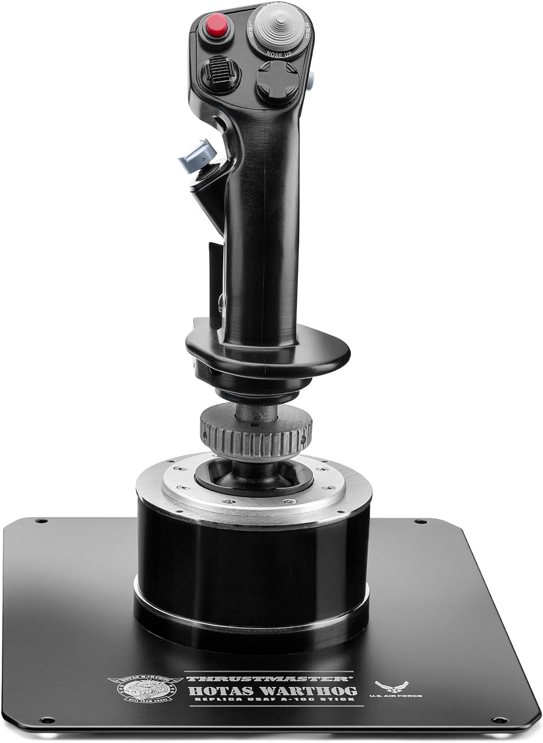 Thrustmaster HOTAS Warthog Flight Stick, A-10C Replica Metal Flight Simulator Joystick, Hall Effect Sensor, 19 Action Buttons, HOTAS Flight Stick for Flight Sim Controller Setup, Compatible with PC