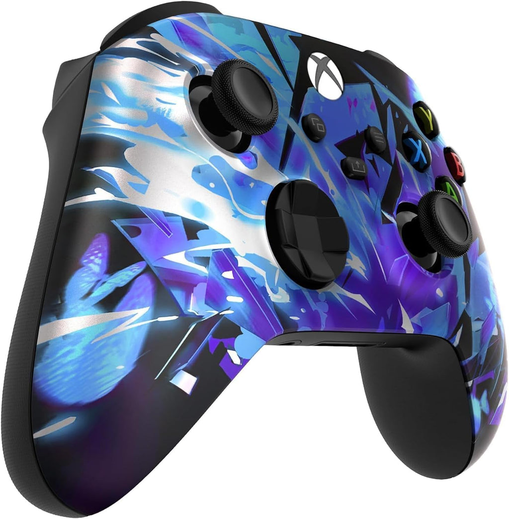 Custom Controllerzz Wireless Controller for Microsoft Xbox Series X/S & Xbox One - Custom Soft Touch Feel - Custom Series X/S Controller (X/S Graffiti)