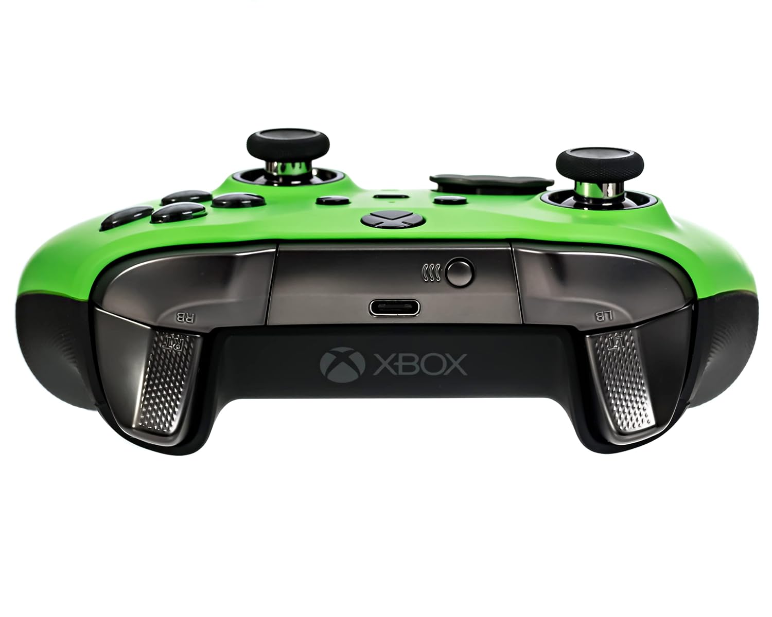 Xbox Elite Series 2 Custom Soft Touch Controller - Soft Touch Feel, Added Grip, Neon Green Color - Compatible with Xbox One, Series X, Series S