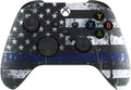 Custom Controllerzz Wireless Controller for Microsoft Xbox Series X/S & Xbox One - Custom Soft Touch Feel - Custom Xbox Series X/S Controller (X/S Blue Line)