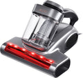 JIGOO J300 Pro Matture Vacuum Cleaner with 14Kpa 550W Powerful Suction, Infrared, UV & Heating Tech for Deep Cleaning, Anti-Allergen Bed Vacuum with Dust Sensor & Plant Fragrance for Bed, Sofa, Crib