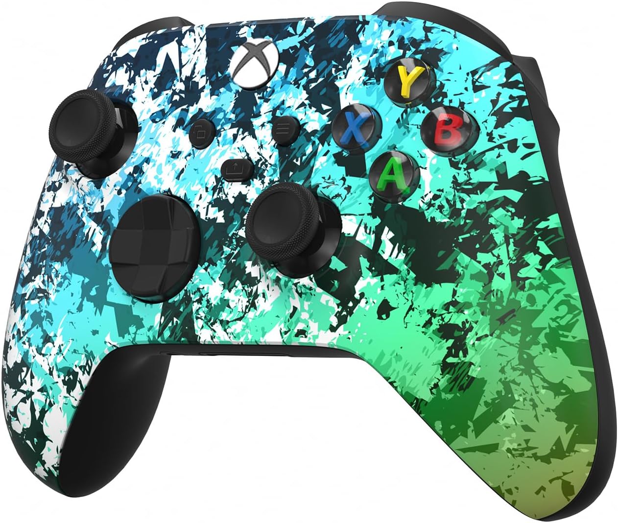 Custom Controllerzz Wireless Controller for Microsoft Xbox Series X/S & Xbox One - Custom Soft Touch Feel - Custom Series X/S Controller (X/S Polar Pixel)