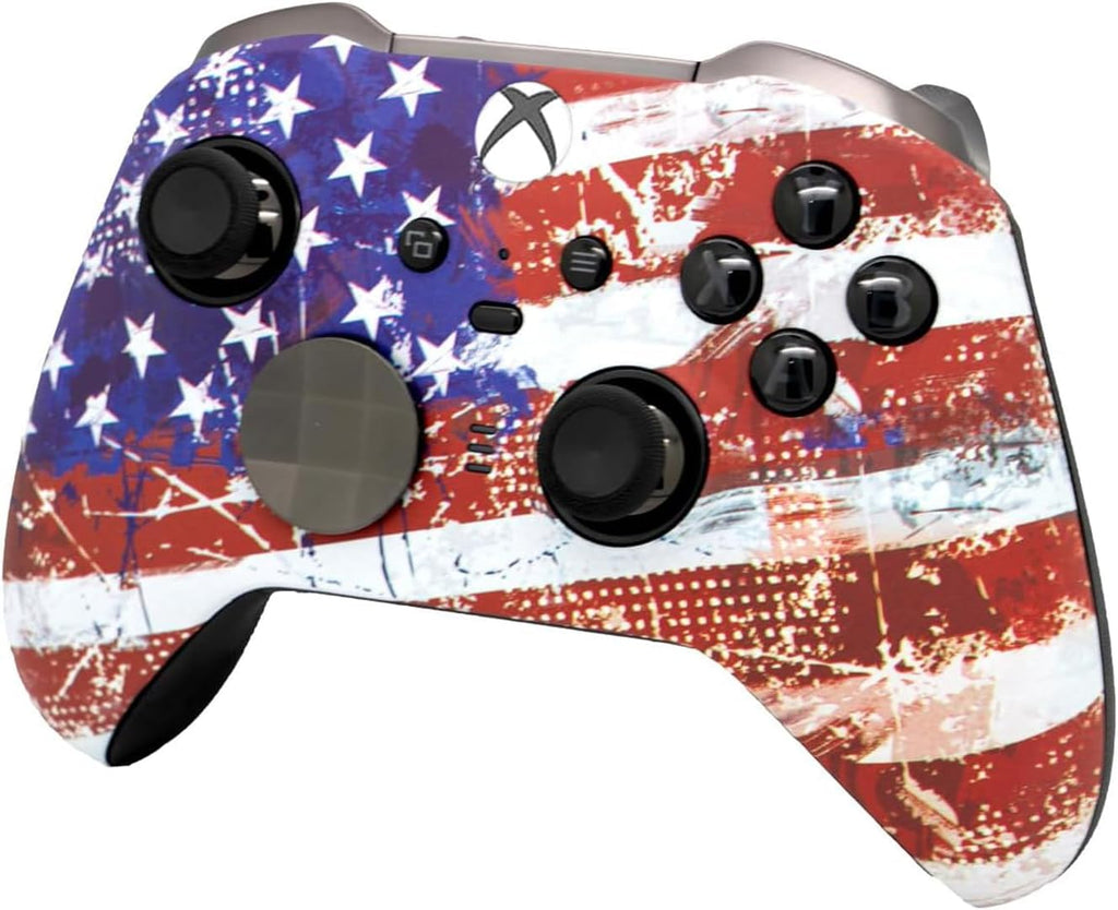 Elite 2 Custom Controller for PC, Windows 10+ Series X/S & One (U.S Flag)