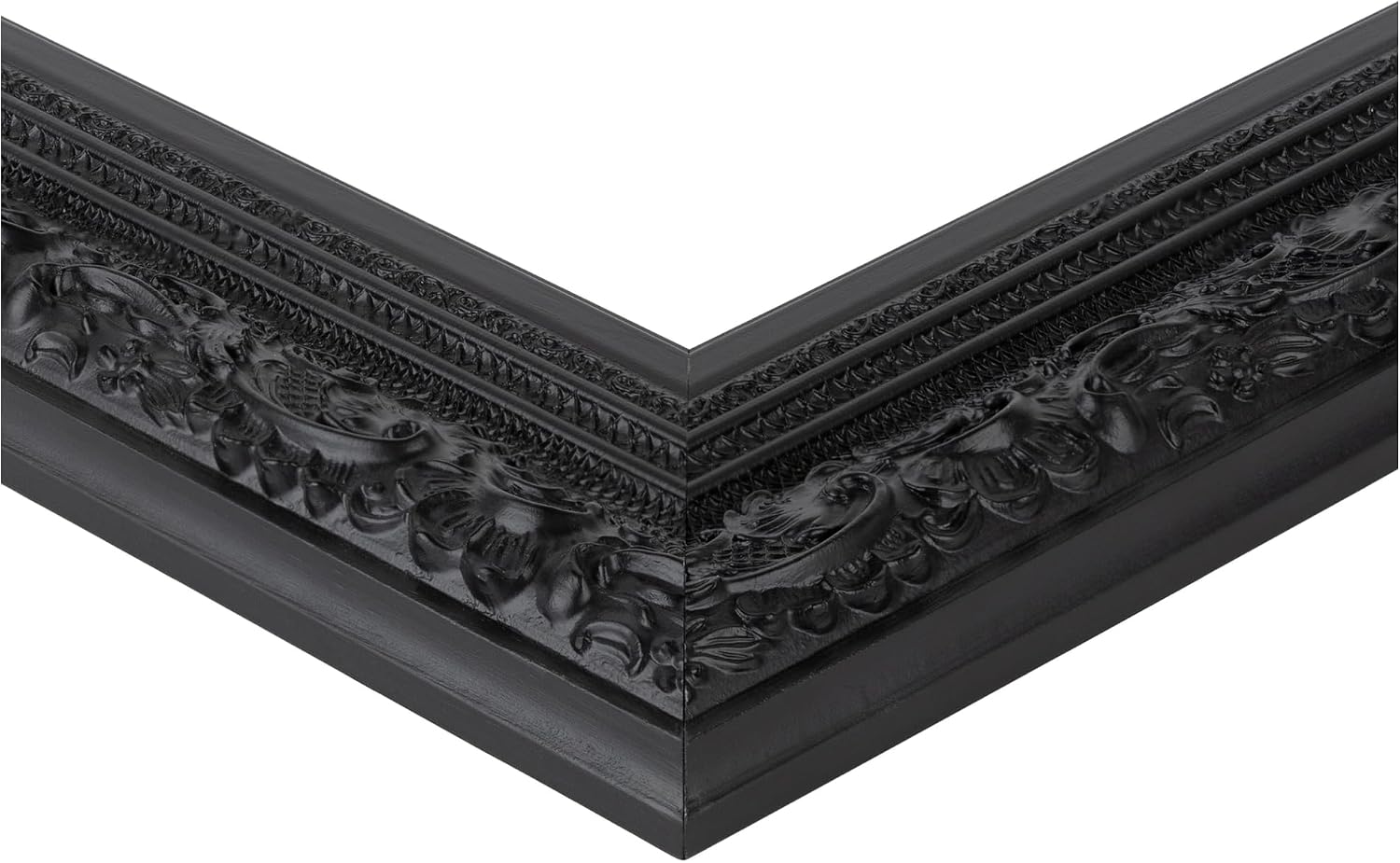 ArtToFrames Framed TV for Samsung Frame TV 55 inch. This 2.69 inch Wide Frame is Majestic Black and is Compatible with the the FrameTV and Pro (Fits 2021-2025 FrameTV, 55 inch) WOMTV-8133496-25.4375x44.3125_ST