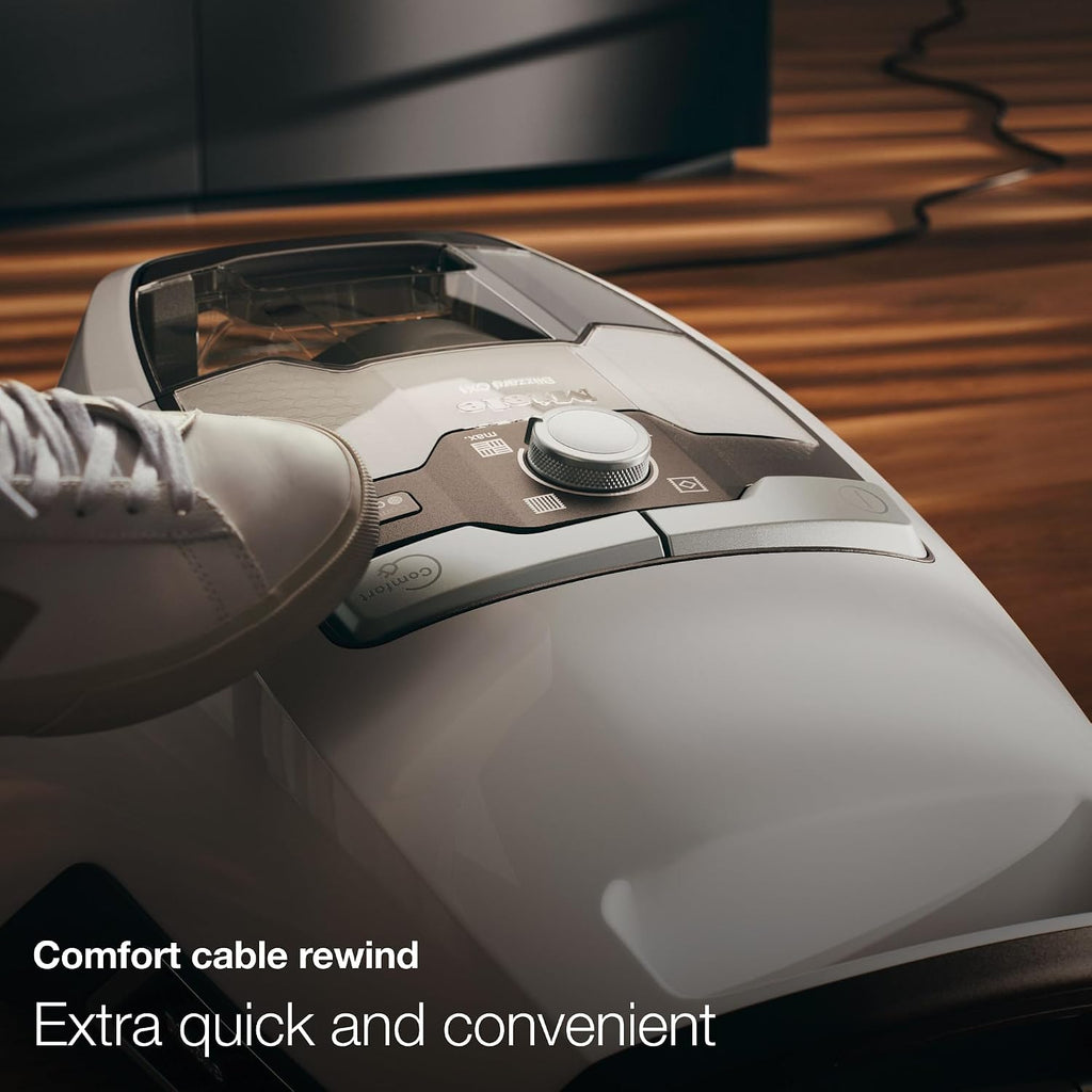 Miele Blizzard CX1 Pure Suction Bagless Canister Vacuum Cleaner with AllTeQ Universal Floorhead and Parquet Twister Floorhead, 1200 W, Graphite Gray – 10829430