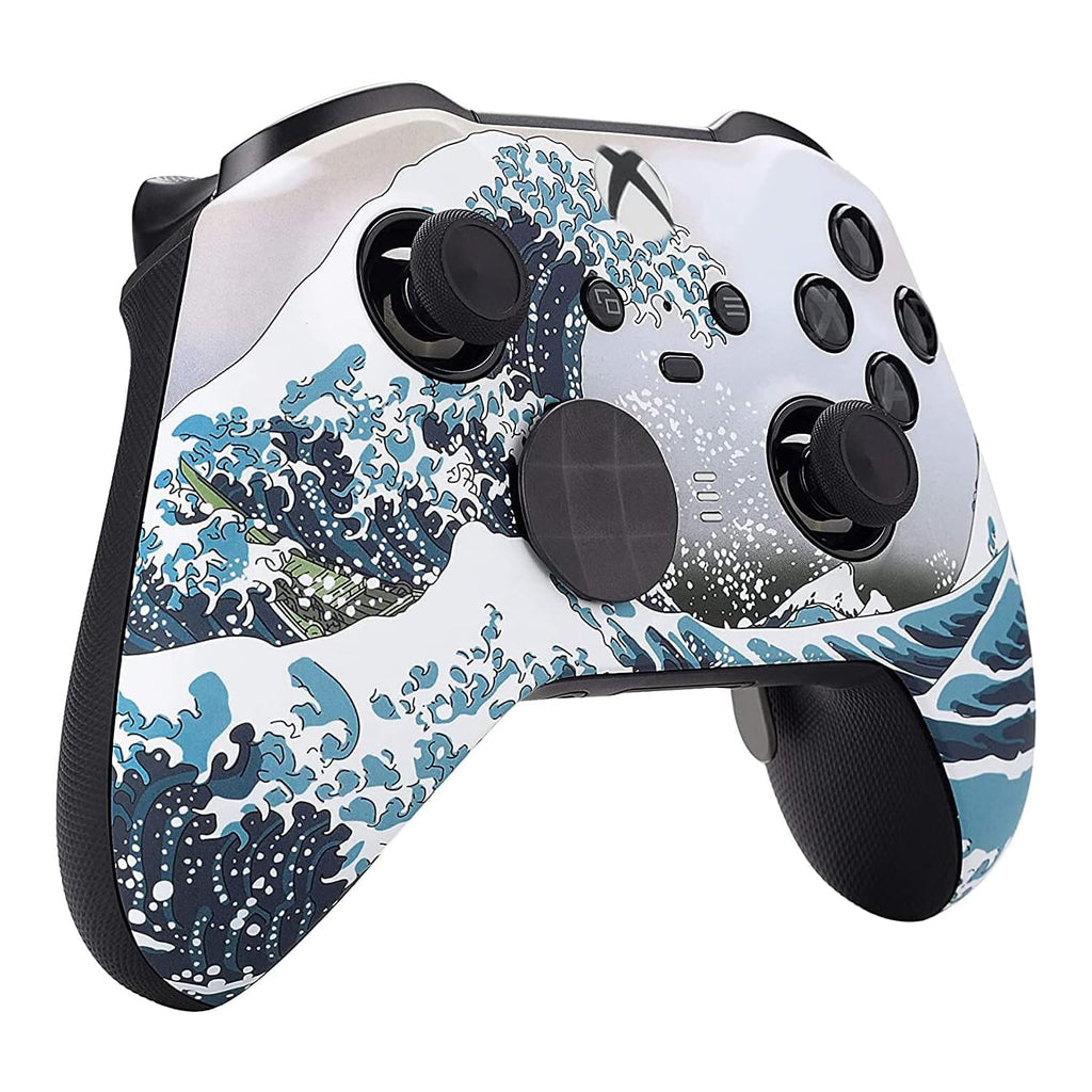 Custom Controllerzz Elite Series 2 Controller Compatible With Xbox One, Xbox Series S and Xbox Series X (Waves)