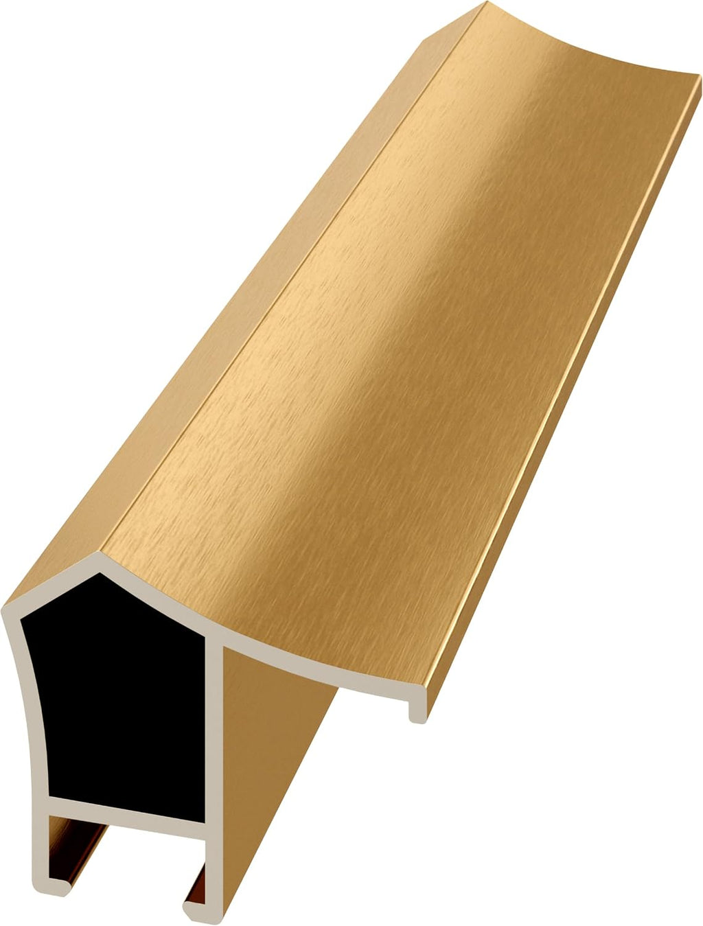 Pale Gold Prismatic 55' Alloy Deco TV Frame - Compatible ONLY with Samsung The Frame TVs (Fits 2021-2026, LS03A, LS03B, LS03C, LS03D, LS03FA)