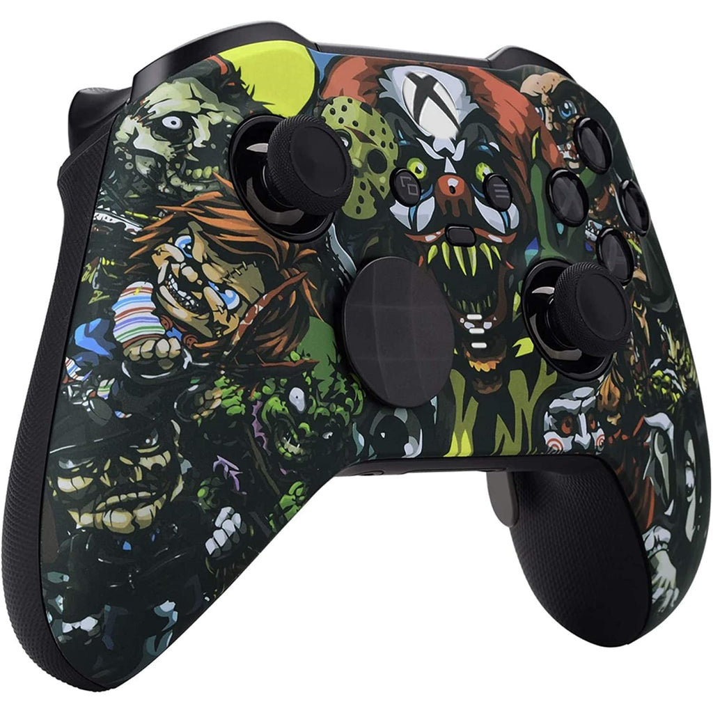 Custom Controllerzz Elite Series 2 Controller Compatible With Xbox One, Xbox Series S and Xbox Series X (Scary Party)