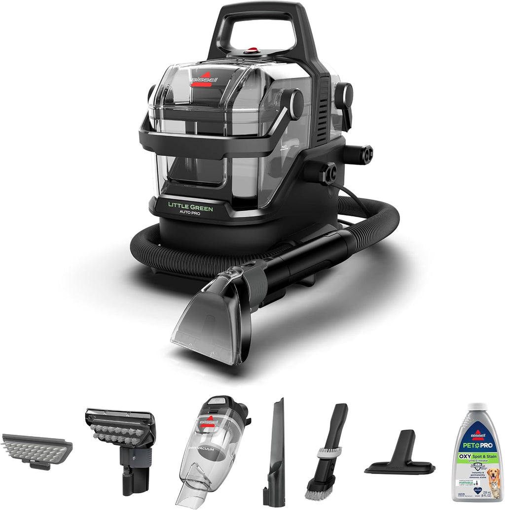 BISSELL Little Green Auto Pro, Professional-Grade Auto Tools and Cleaning Formula Included, 3909L
