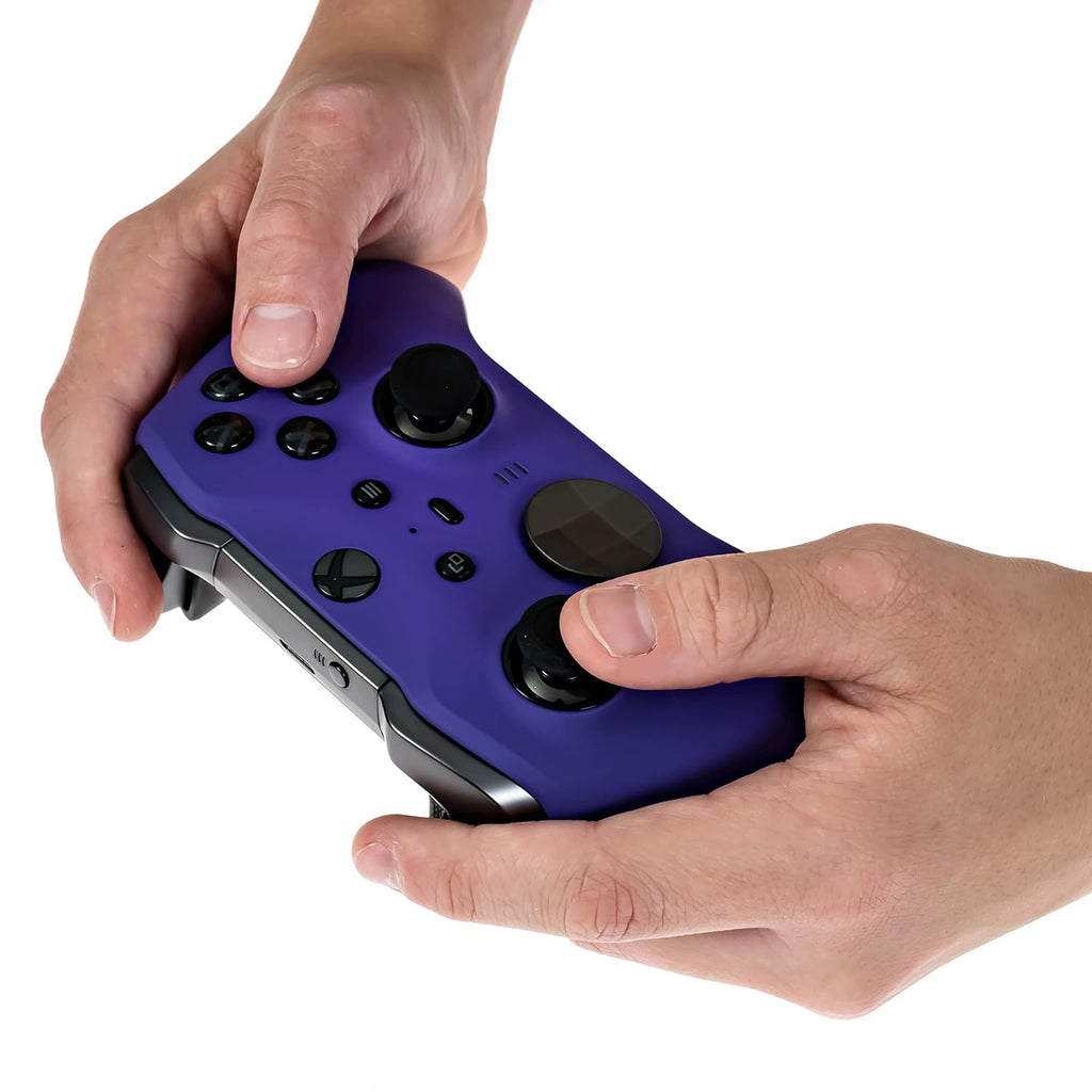 Xbox Elite Series 2 Custom Soft Touch Controller - Soft Touch Feel, Added Grip, Vibrant Purple Color - Compatible with Xbox One, Series X|S