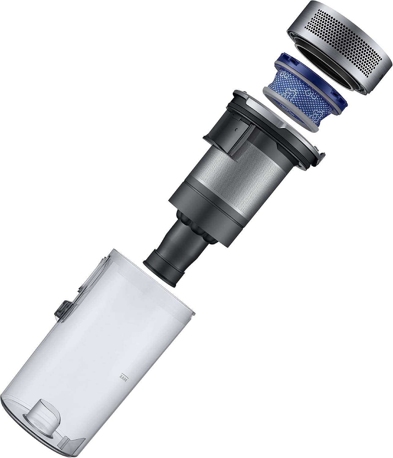 SAMSUNG Jet 75 Complete Cordless Stick Vacuum Cleaner w/ Clean Station, Removable Battery, Lightweight, Powerful Cleaning for Hardwood Floors, Carpets, Area Rugs, VS20T7551P5/AA, Silver