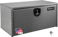 Buyers Products 1705135 Diamond Tread Aluminum Underbody Truck Tool Box, 24 x 24 x 36, Made in USA, .100 in. Thick, Corrosion Resistant, Locking Compression Latch, Secure Storage for Work Trucks