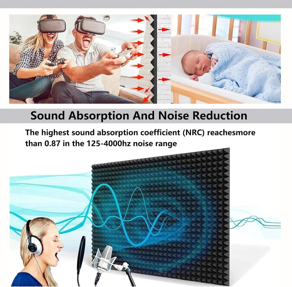 Desktop Soundproof Cover, Portable Recording Booth, Sound Isolation Room for Home Studio, for Microphone Recording Equipment Podcasts Singing Gaming and Broadcasting,Red