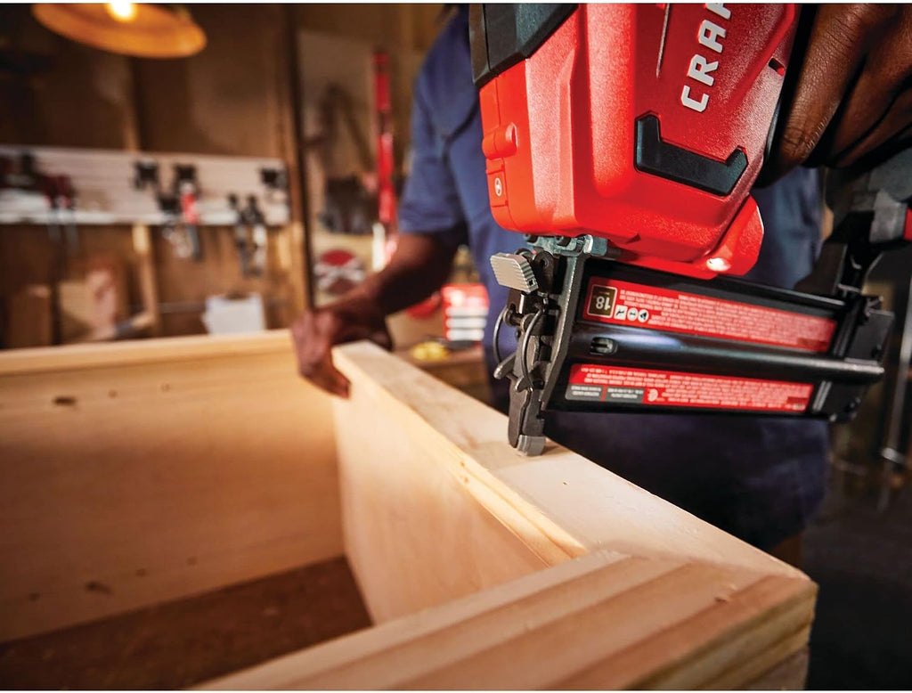 CRAFTSMAN V20 Cordless Brad Nailer, 18 Gauge Nail Gun, with Battery and Charger (CMCN618C1)