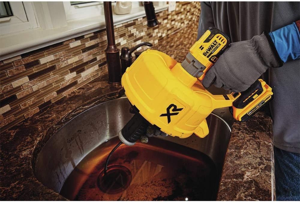 DEWALT 20V MAX XR Drain Snake Kit, Brushless (DCD200D1)