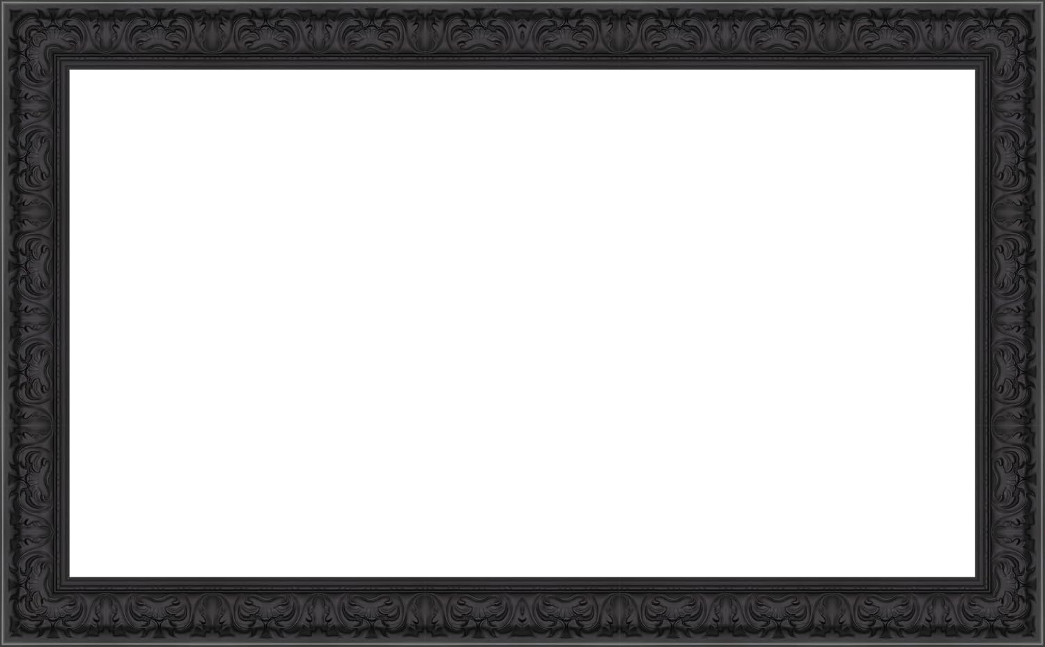 Tuscan Matte Black 55' Premiere Deco TV Frame - Compatible ONLY with Samsung The Frame TVs (Fits 2021-2026, LS03A, LS03B, LS03C, LS03D, LS03FA)