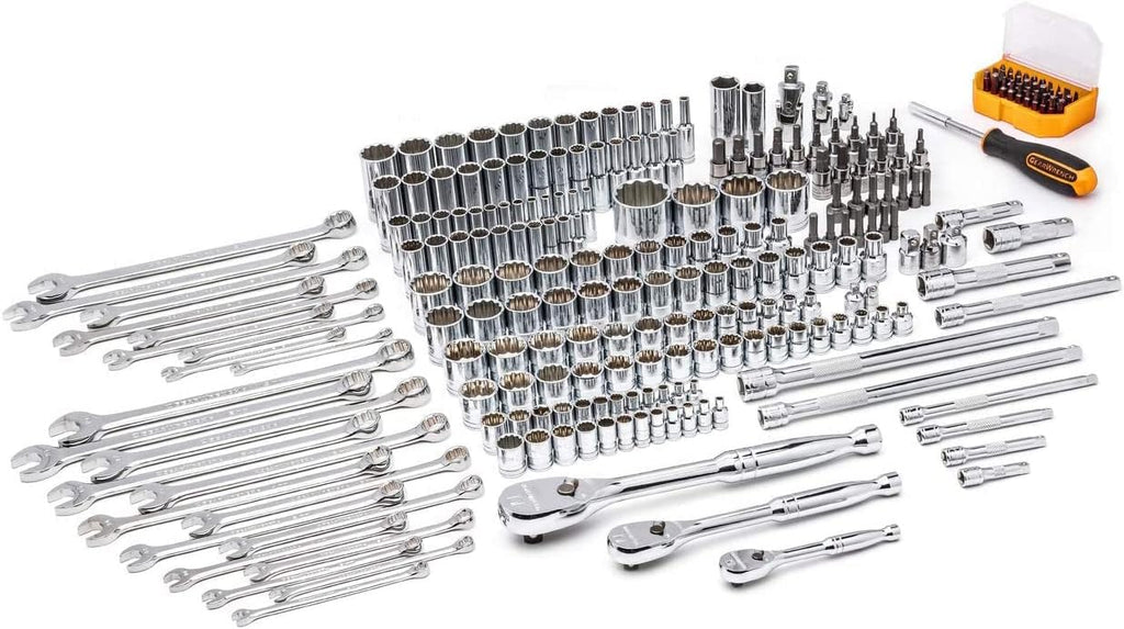 GEARWRENCH 243 Pc. 12 Pt. Mechanics Tool Set in 3 Drawer Storage Box - 80972