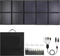1000W Portable Solar Panel, 72V Foldable Solar Panel 25.8% High Efficiency IP68 Waterproof with 10ft 4-in-1 Cable and 10×DC Adapter for Power Station Camping RV