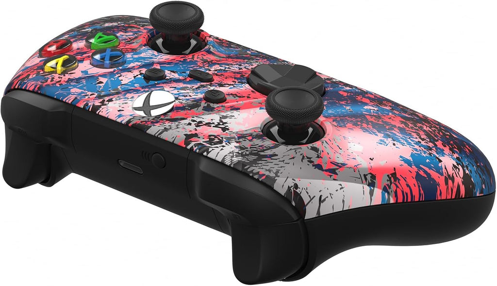 Custom Controllerzz Wireless Controller for Microsoft Xbox Series X/S & Xbox One - Custom Soft Touch Feel - Custom Series X/S Controller (X/S Glacier Burn)