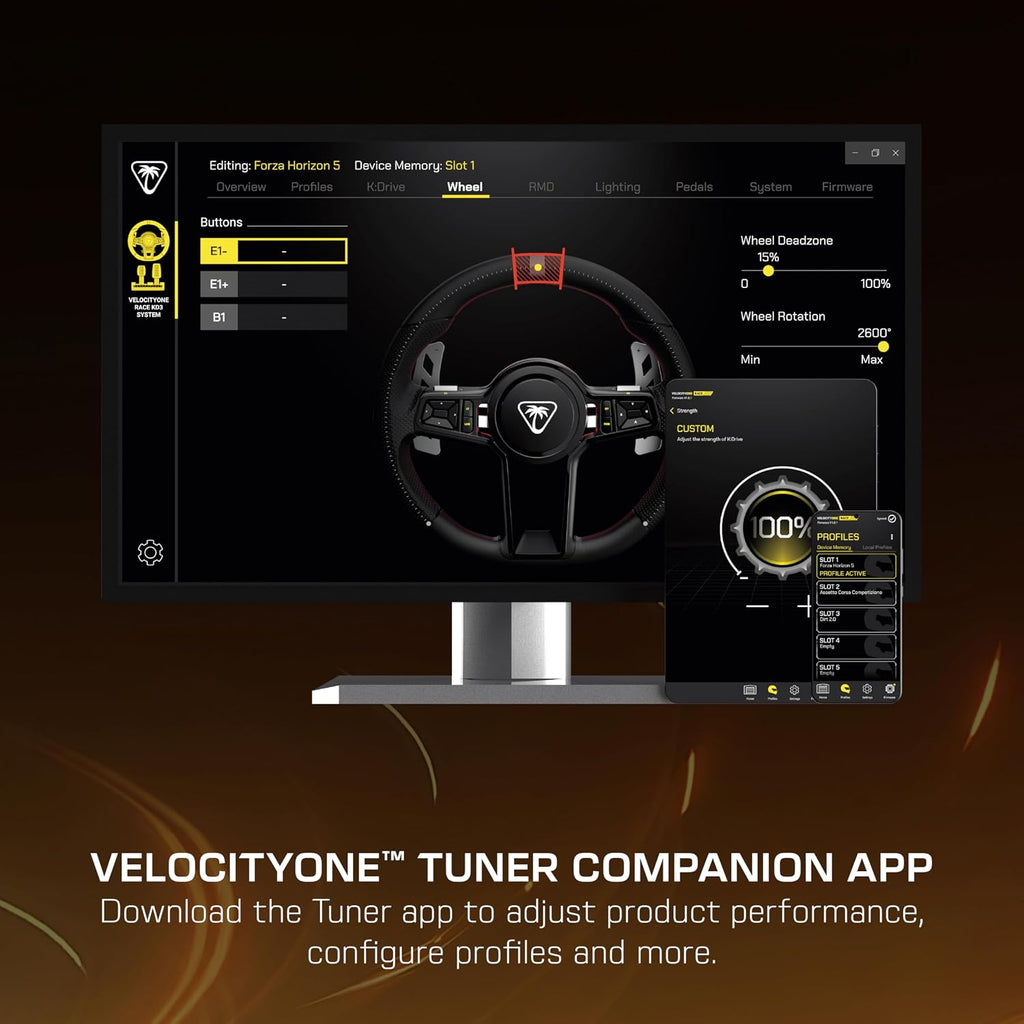 Turtle Beach VelocityOne Race KD3 Direct Drive Force Feedback Racing Wheel & Pedals for Xbox Series X|S, Xbox One & Windows 10/11 PC, USB C Connectivity