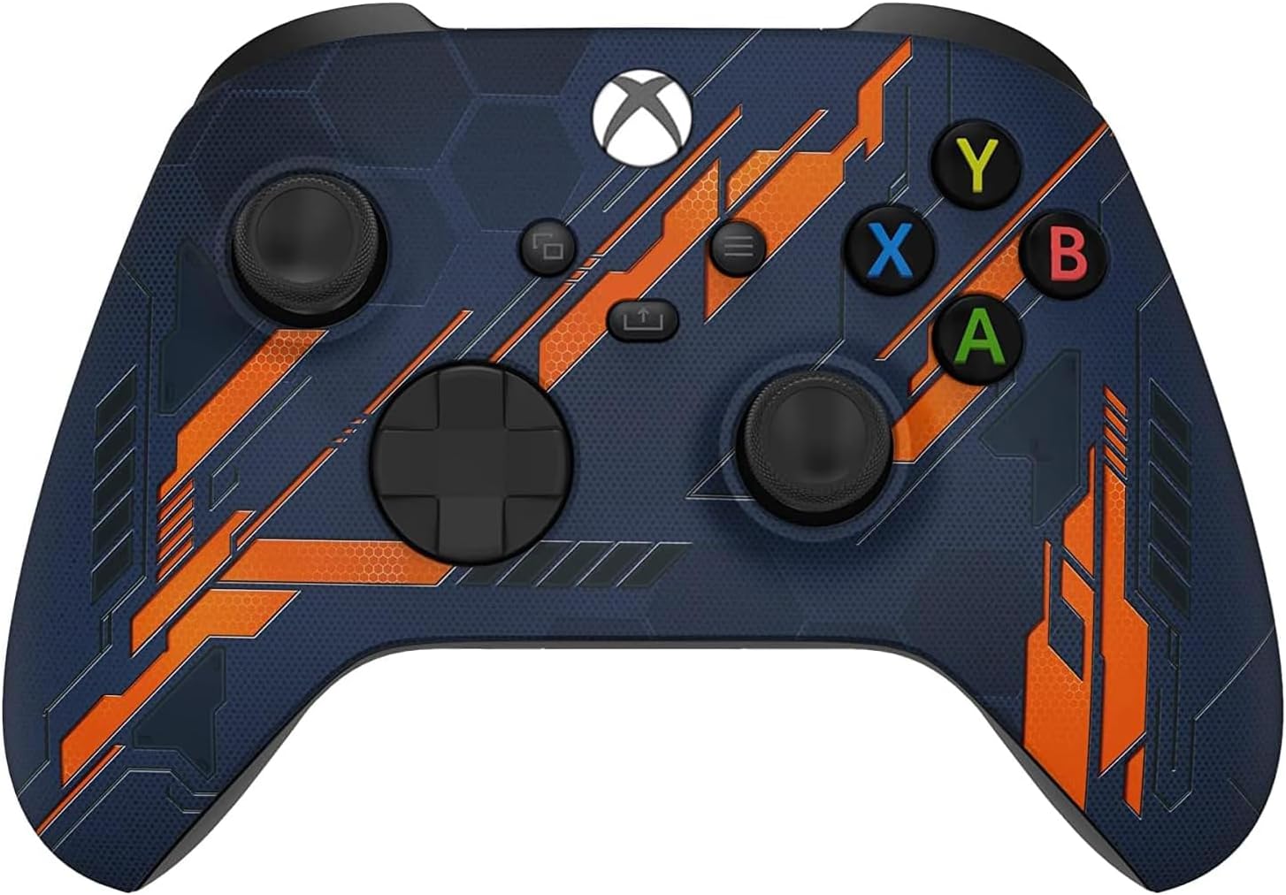 Wireless Controller for Microsoft Xbox Series X/S & Xbox One - Custom Soft Touch Feel - Custom Series X/S Controller (X/S Orange Armor)