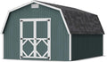 Little Cottage Co. 12x16 Classic Gambrel Barn with 4 ft. Sidewalls with Floor, Outdoor Wood Storage Shed Do-It-Yourself Precut Kit