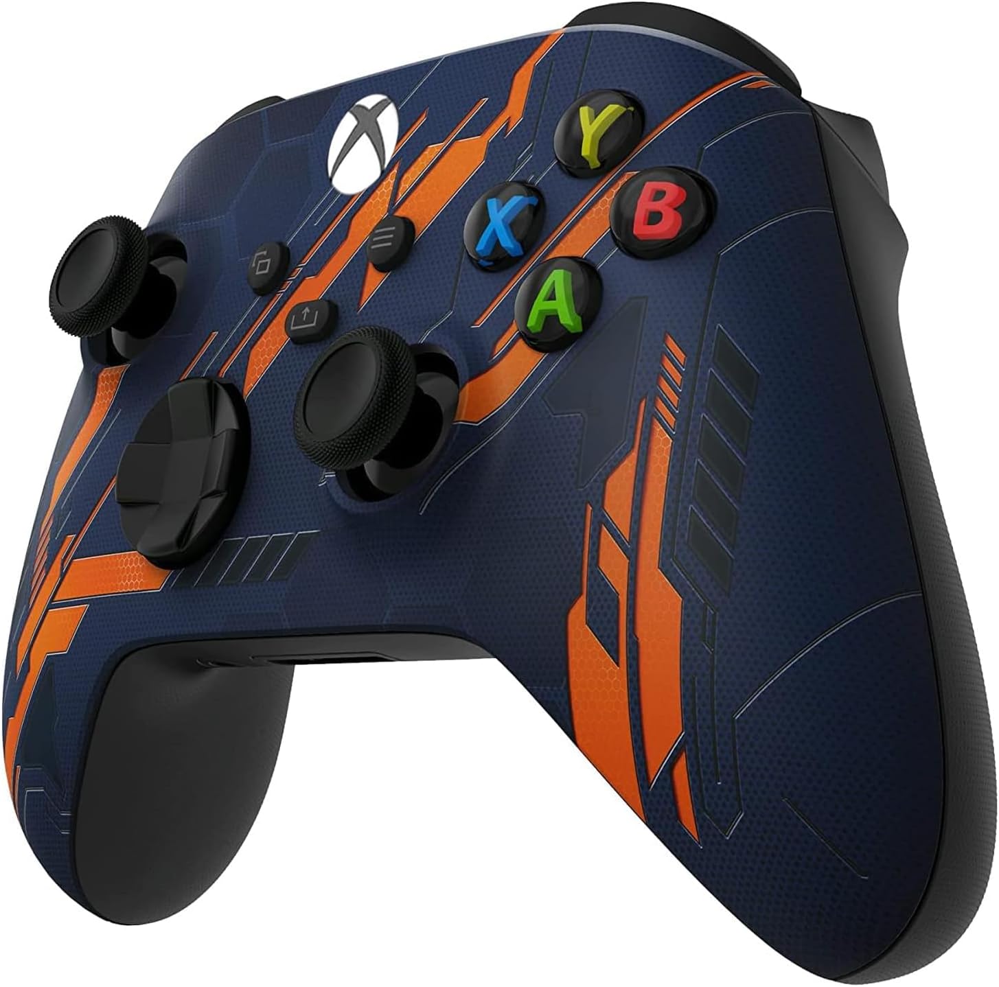 Wireless Controller for Microsoft Xbox Series X/S & Xbox One - Custom Soft Touch Feel - Custom Series X/S Controller (X/S Orange Armor)