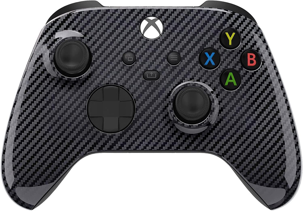 Custom Controllerzz Wireless Controller for Microsoft Xbox Series X/S & Xbox One - Custom Soft Touch Feel - Custom Xbox Series X/S Controller (X/S Glossy Carbon Fiber)