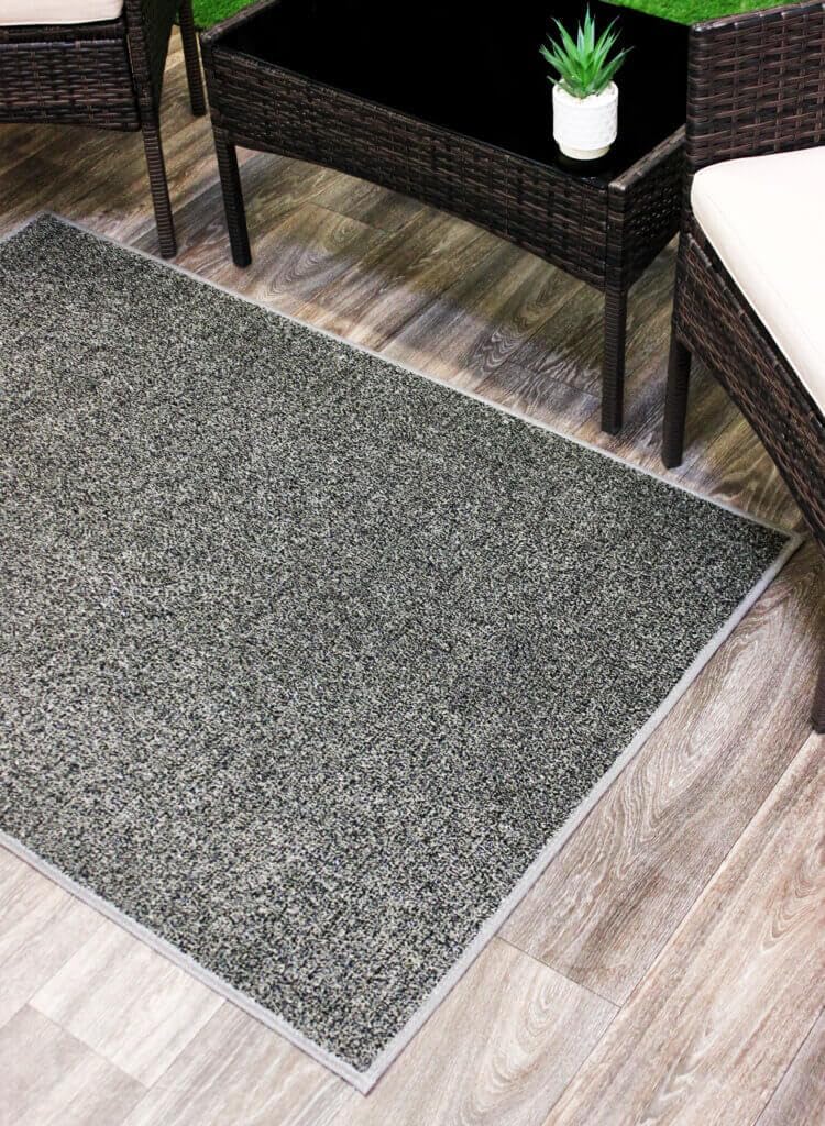 KOECKRITZ Outdoor Taupe Turf Rug – Weather-Resistant Artificial Grass Carpet for Patio, Deck, Porch, Gazebo, Boat & Pool – Lightweight, Fade-Resistant - 11' x 11'