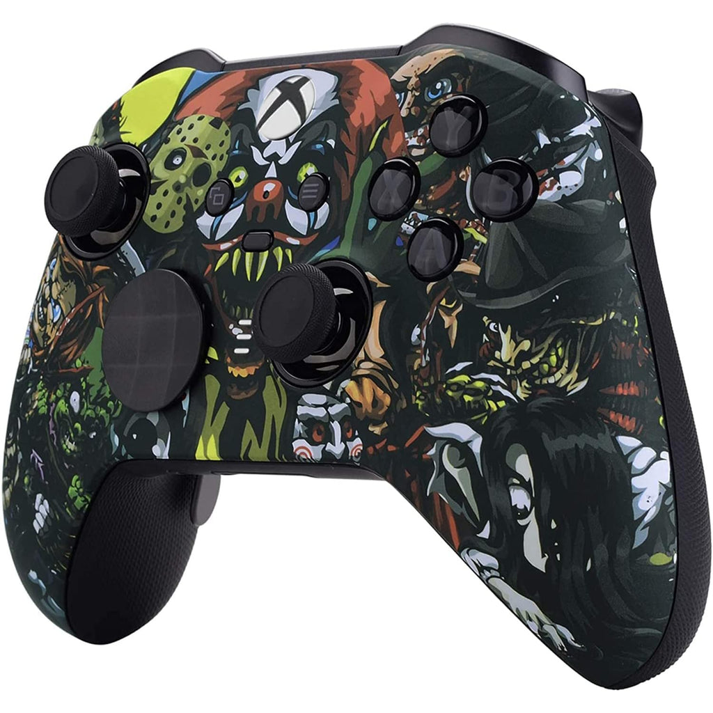 Custom Controllerzz Elite Series 2 Controller Compatible With Xbox One, Xbox Series S and Xbox Series X (Scary Party)