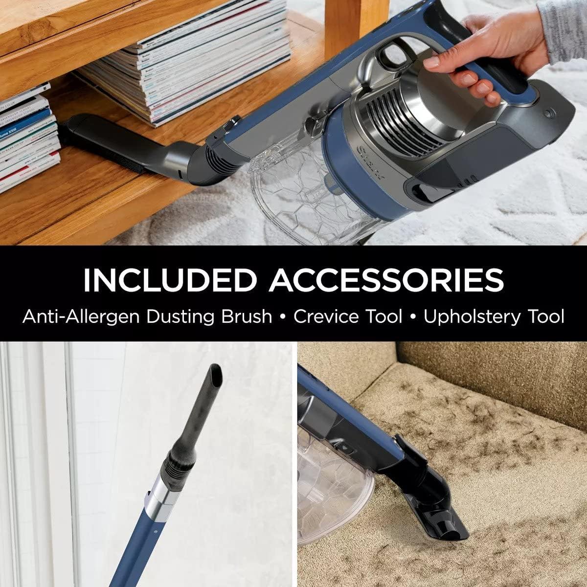 Shark IZ361H Handheld Pet Plus Stick Vacuum with Complete Seal, (Renewed)