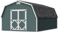 Little Cottage Co. 12x20 Classic Gambrel Barn with 4 ft. Sidewalls with Floor, Outdoor Wood Storage Shed Do-It-Yourself Precut Kit