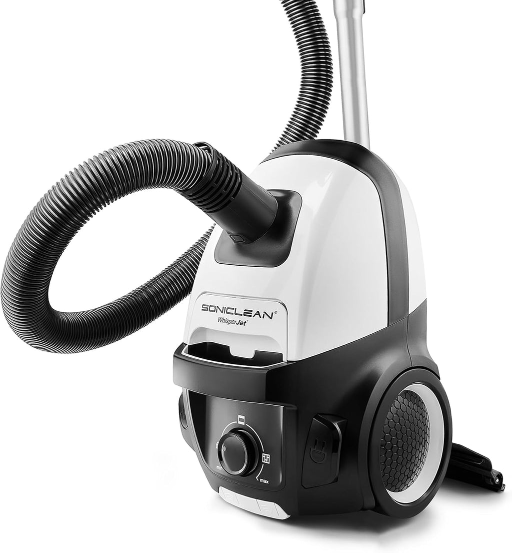 Soniclean WhisperJet C2 Canister Vacuum Cleaner - Ultra-Quiet Operation - U15 ULPA Filtration - Designed in Germany