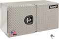 Buyers Products 1705215 Underbody Truck Tool Box w/ Barn Doors, 18x18x 60 Inch, Diamond Tread Aluminum, Made in USA, Compression Latch, Weather Resistant, Toolbox for Flatbeds, Trailers & Work Trucks