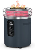 Ninja Fireside360™ Outdoor Heater & Fire Pit | 3 Modes: Flame, Heat, Flame & Heat | Portable for Patio, Deck, Camping | Easy Control Smokeless Flames | Push to Start Ignition | Cyberspace | OF101CY
