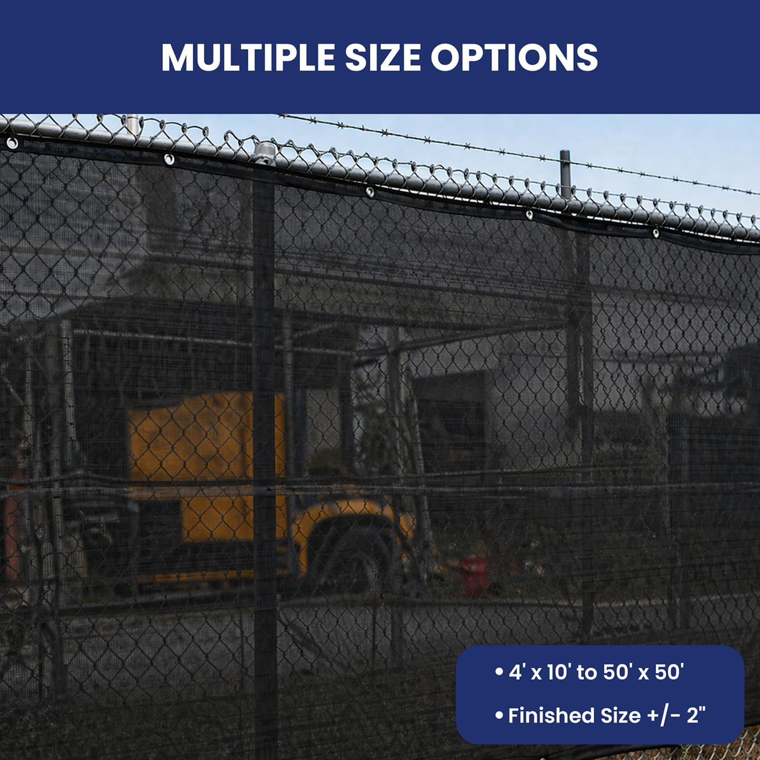 Tarps Now 20' x 30' Heavy Duty Mesh Tarp with 75% Shade and Brass Grommets - Multipurpose Protective Cover Tarpaulin with Air Flow for Tie Downs, Shade, Fences, Canopies, Dump Trucks - Black