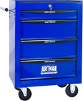Rolling Tool Box with Wheels, Mechanics Tool Chest with 4 Drawers, Tool Box Organizer with 7 Tool Storage Boxes, Lockable Tool Storage Cabinet for Home Garage Workshop Warehouse Repair Shop, Blue