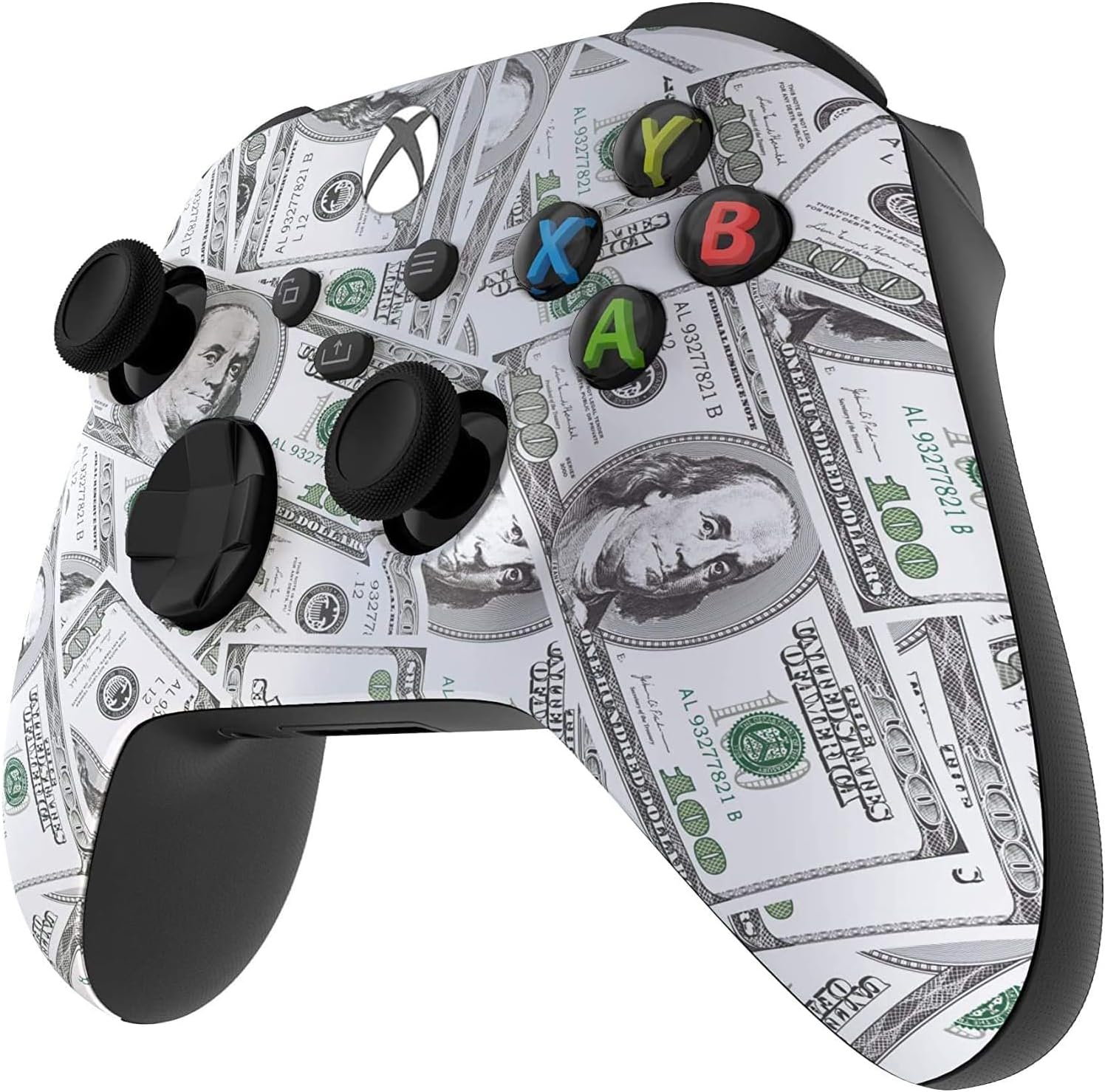 Custom Controllerzz Wireless Controller for Microsoft Xbox Series X/S & Xbox One - Custom Soft Touch Feel - Custom Xbox Series X/S Controller (X/S Money)