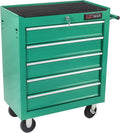 5 Drawers Tool Cart on Wheels,Rolling Tool Chest Tool Storage,Drawers Rolling Tool Trolley Organizer Tool Case for Garage, Warehouse, Workshop, Repair Shop (5 Drawers-Green)
