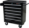 6 Drawers Tool Cart on Wheels,Multifunctional Rolling Tool Chest Tool Storage,Drawers Rolling Tool Trolley Organizer Tool Case for Garage,Warehouse,Workshop,Repair Shop (6 Drawers-Black)
