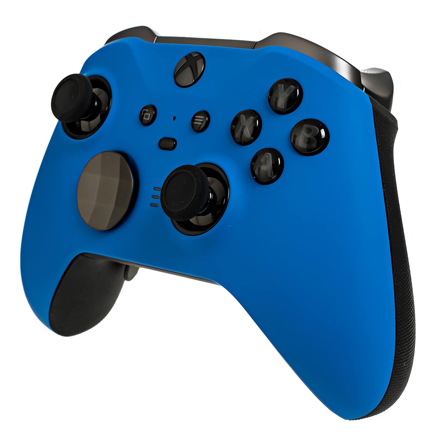 Xbox Elite Series 2 Custom Soft Touch Controller - Soft Touch Feel, Added Grip, Cool Blue Color - Compatible with Xbox One, Series X, Series S