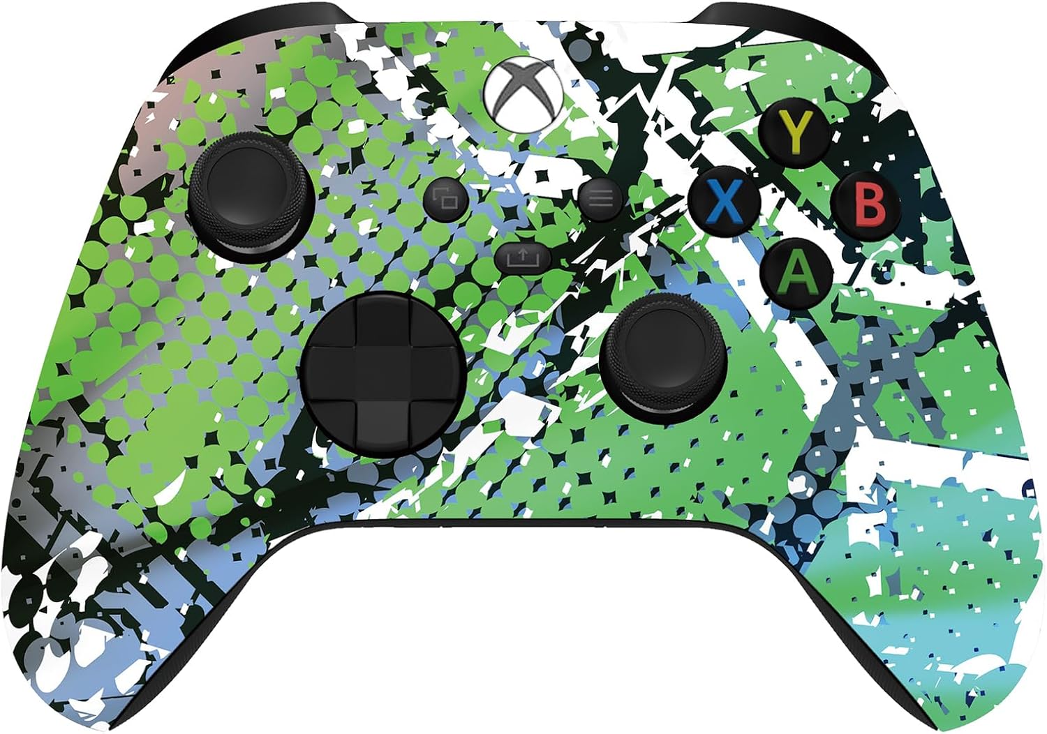 Custom Controllerzz Wireless Controller for Microsoft Xbox Series X/S & Xbox One - Custom Soft Touch Feel - Custom Series X/S Controller (X/S Swamp Fade)