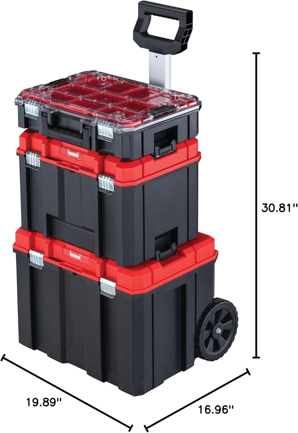 CRAFTSMAN VERSASTACK 17.126-in Metal Wheels Lockable Tool Box