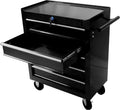 Tool Cart on Wheels, 5 Lockable Drawers Storage Cabinet Cart Rolling Tool Chest for Warehouse, Garage, Workshop Simple Assembly-Black