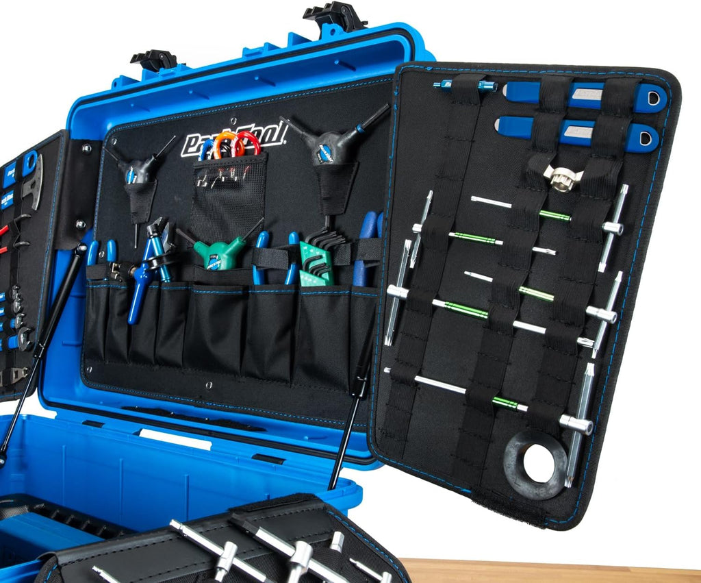 Park Tool BRK-1 Big Rolling Kit for Mobile Bicycle Mechanics - 100-Piece Tool Kit with Toolbox