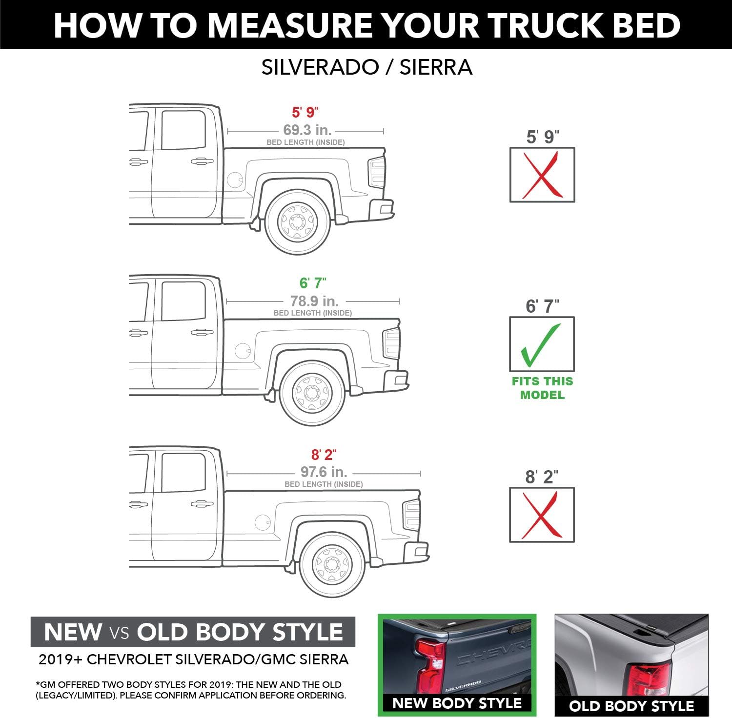 RealTruck Extang Trifecta Toolbox 2.0 Soft Folding Truck Bed Tonneau Cover | 93450 | Fits 2014-2018, 2019 Ltd/Lgcy Chevy/GMC Silverado/Sierra 1500, 2014-18 2500/3500HD 6' 7' Bed (78.9')